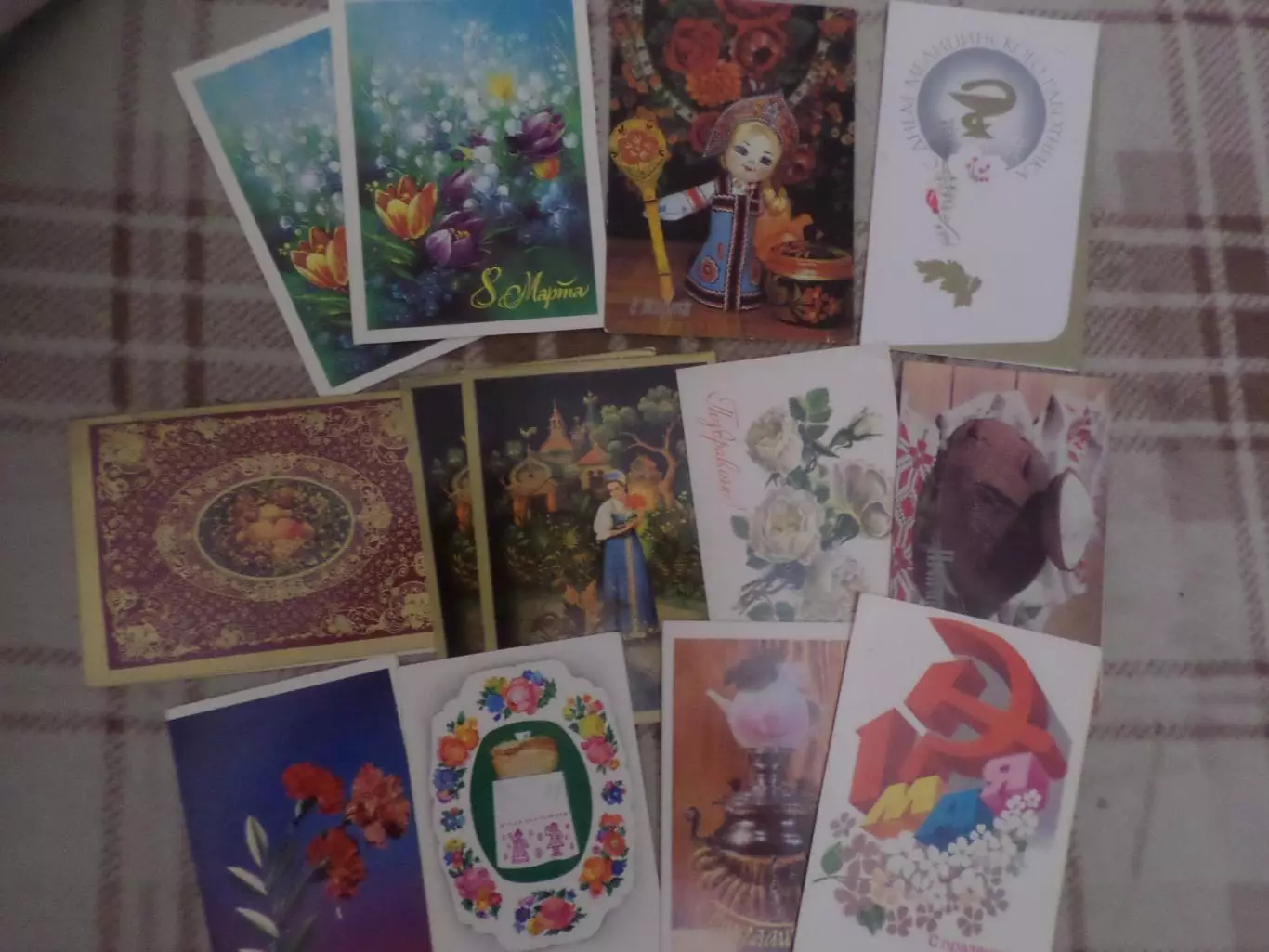 открытки С праздником, Поздравляю, 8 марта 13 шт