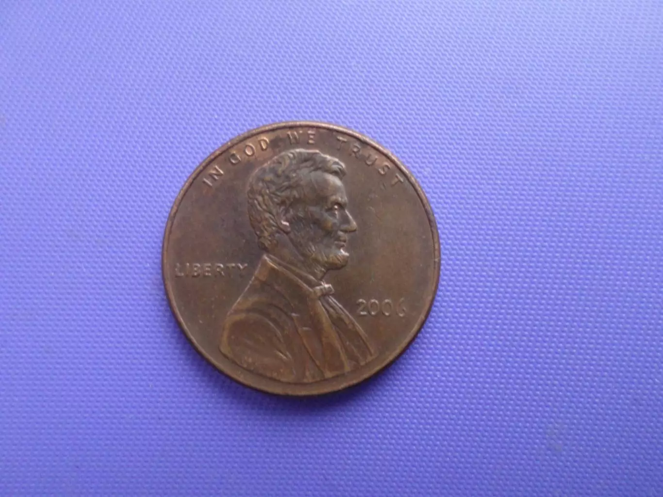 монета 1 цент США 2006 г
