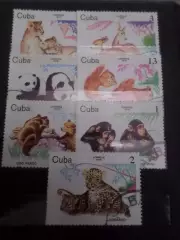 Марки Куба фауна Животные 1979 гаш