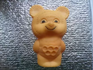 фигурка Мишка олимпийский Олимпиада-80 1980 г 12 см