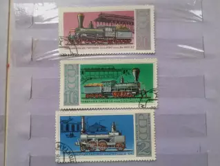 марки СССР Паровозы 1978 г гаш