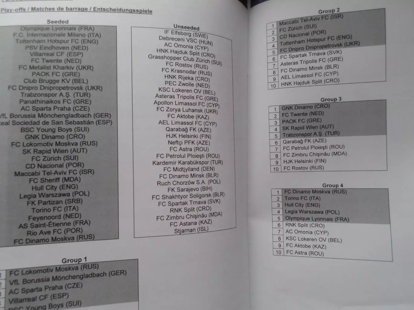программа жеребьевки Лиги Европы 2014 г 2