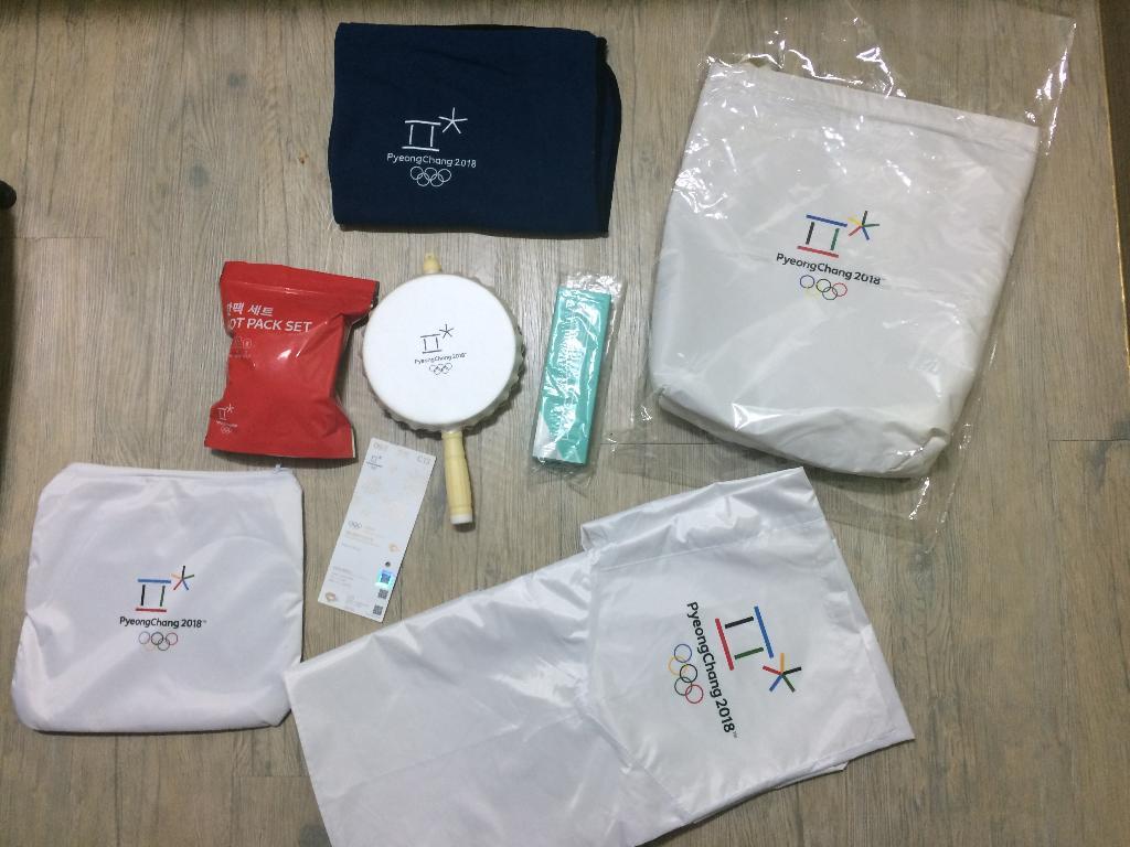 Запакованный пакет с открытия Олимпиады в Пхенчхане