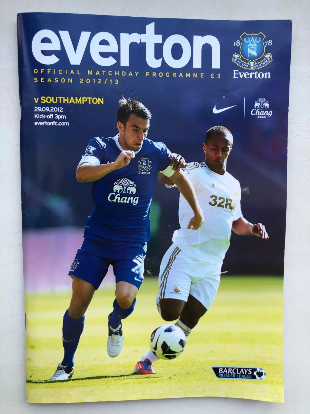 Эвертон - Саутгемптон 29.09.2012 Чемпионат Англии