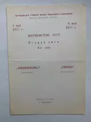 Автомобилист Красноярск - Горняк Никольский 6.05.1977