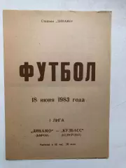 Динамо Киров - Кузбасс 18.06.1983