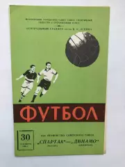 Спартак Москва - Динамо Кировабад 30.09.1968