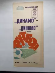 Динамо Москва - Динамо Кировабад 30.10.1968