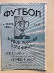 Спартак УГП Анапа - Терек Грозный 21.06.19952006 Кубок России 1/32