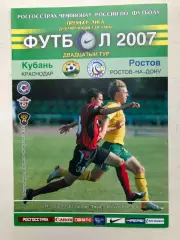 Кубань - Ростов 11.08.2007 дублирующие составы