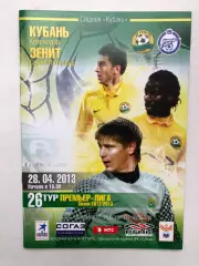 Кубань - Зенит 28.084.2013
