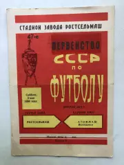 Ростсельмаш - Торпедо Таганрог 13.05.1984