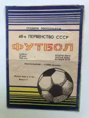 Ростсельмаш - Салют Белгород29.06.1985