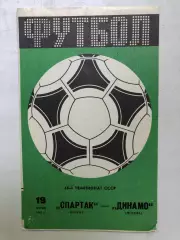 Спартак Москва - Динамо Москва 19.06.1985