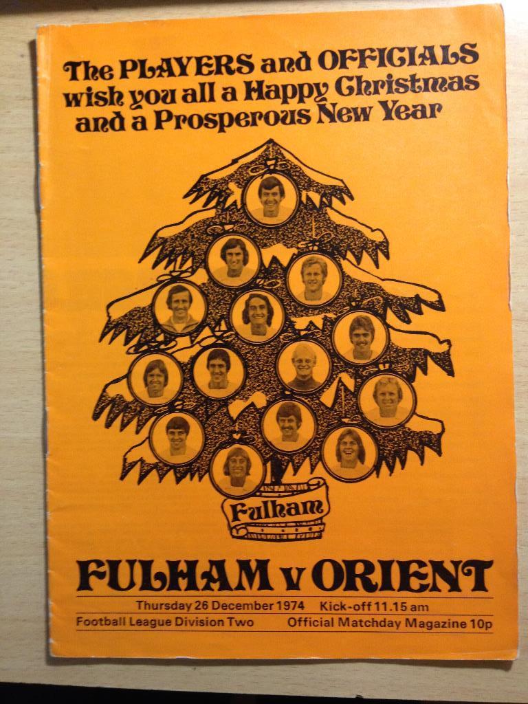 Фулхэм - Лейтон Ориент 26/12/1974