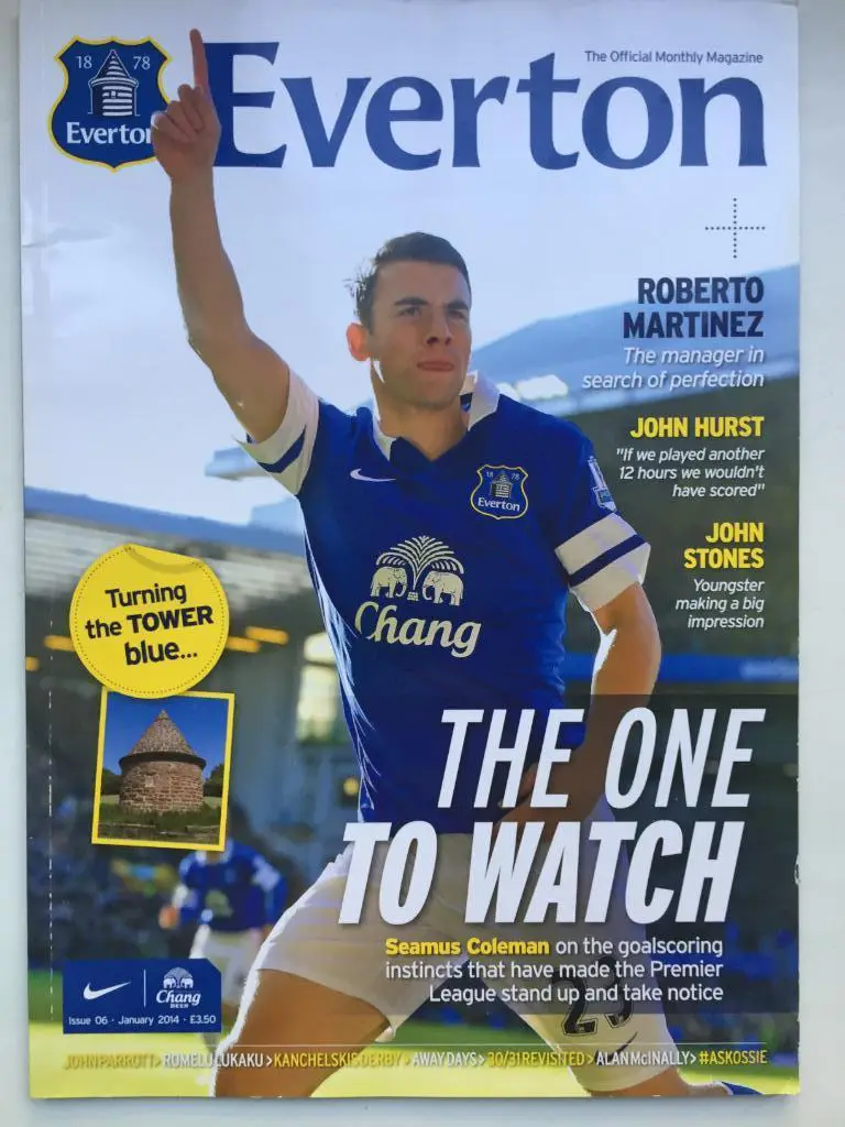 Эвертон клубный журнал 6.01.2014