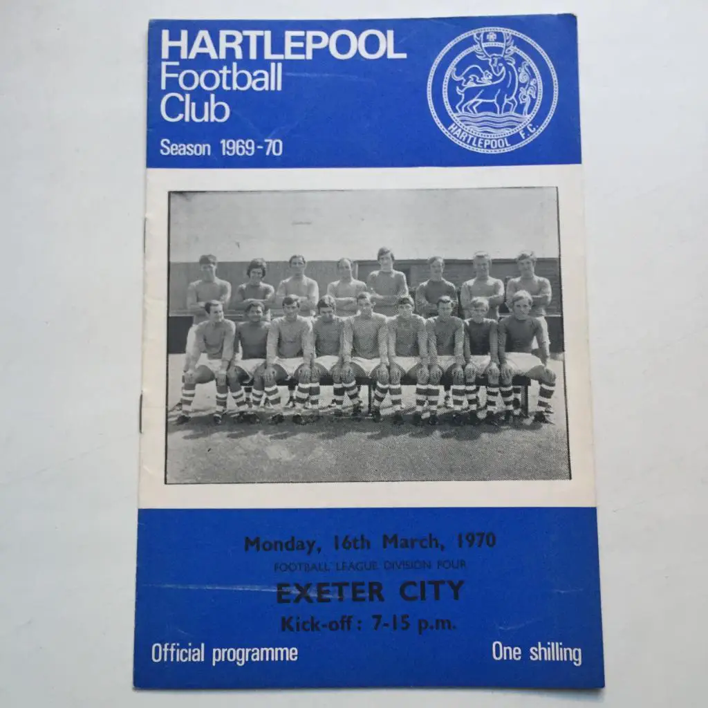 Хартлипул - Экзетер Сити 16.03.1970