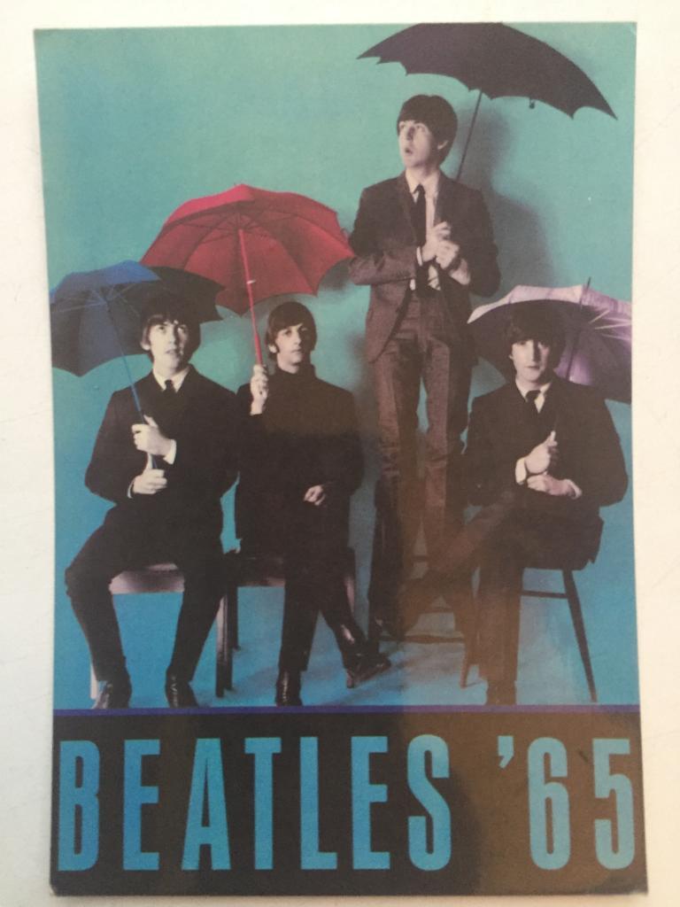 Битлс The Beatles 65 открытка