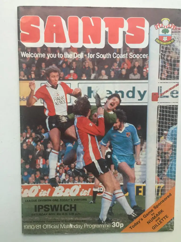 Саутгемптон - Ипсвич 8.11.1980