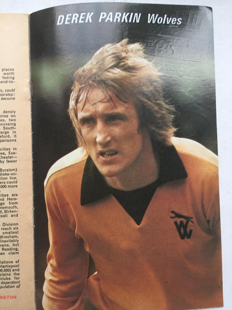 Лиговый футбол Англия официальный журнал ноябрь 1973 1