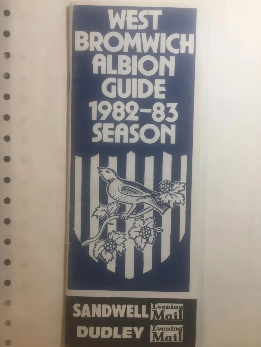 Вест Бромвич Альбион программа сезона 1982-83 фото команды и игроков