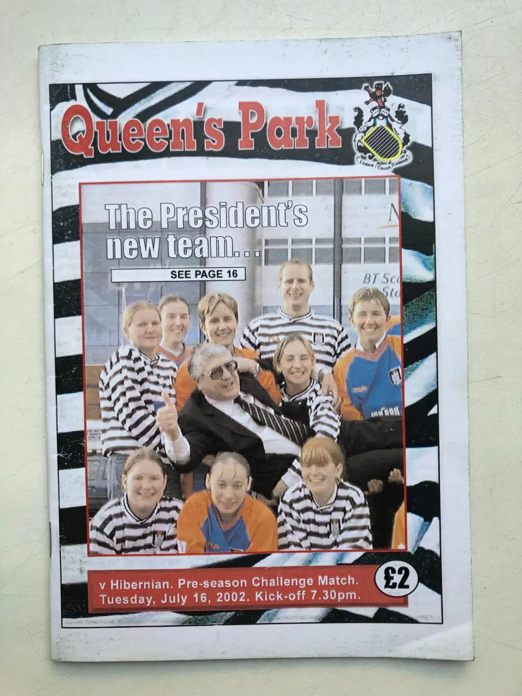 Шотландия Куинс Парк - Хиберниан 16.07.2002 Товарищеская встреча