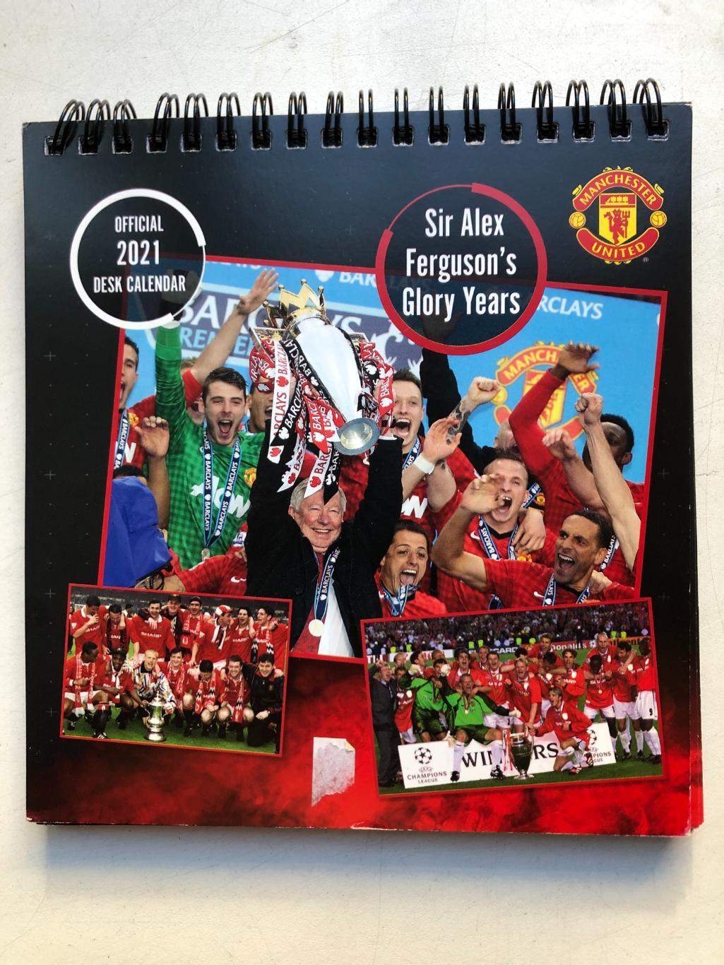 Постер Официальный настольный календарь Манчестер Юнайтед 2021 идеал