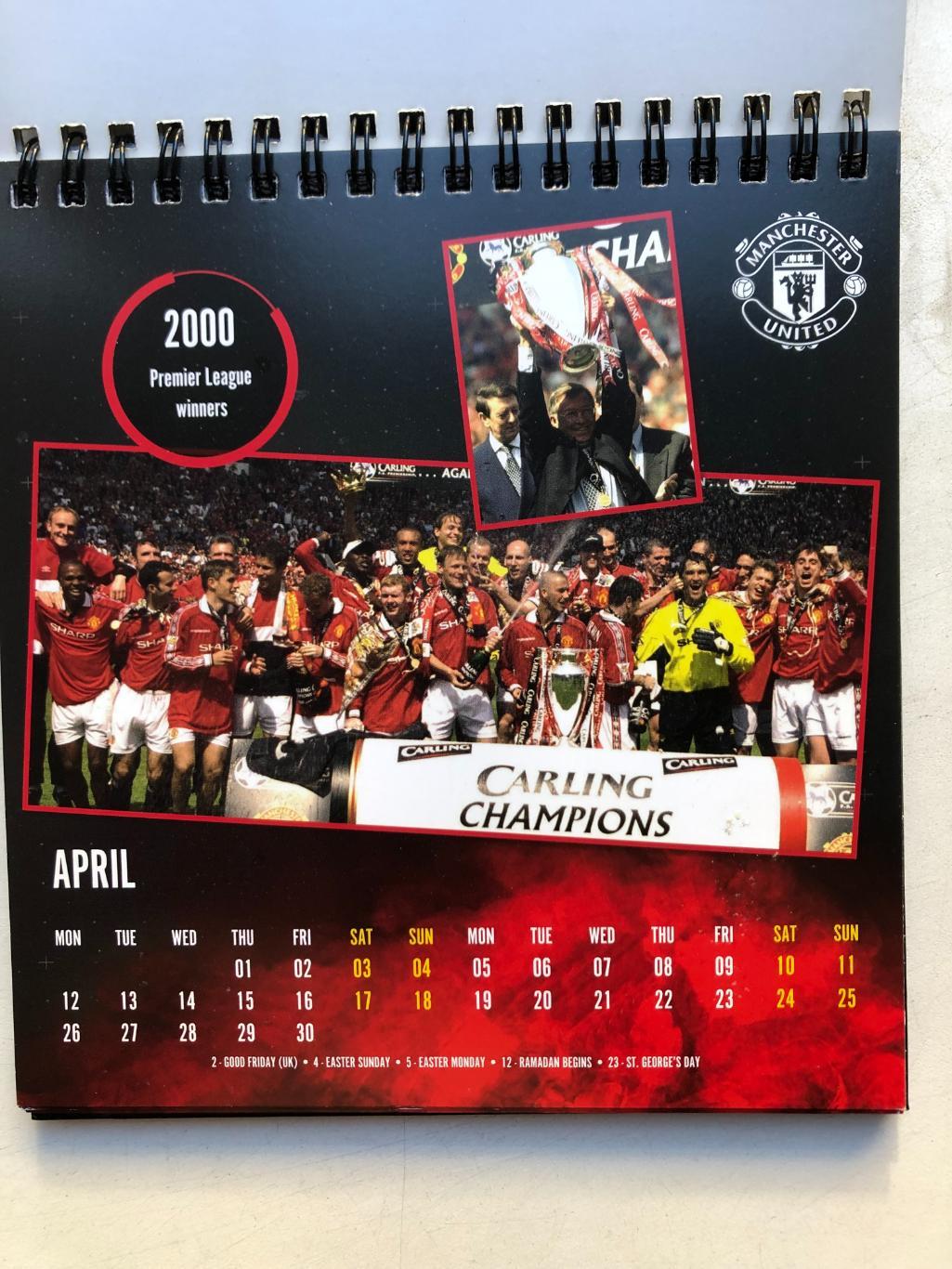 Постер Официальный настольный календарь Манчестер Юнайтед 2021 идеал 4
