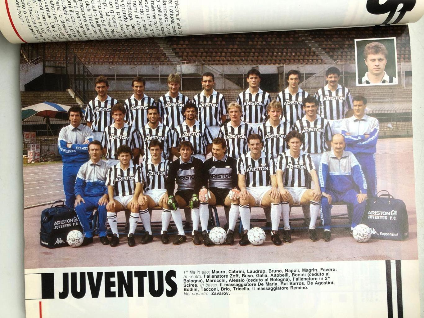 Италия ABC del CALCIO 1988/89 Все три дивизиона, фото команд и игроков, 322 стр. 1