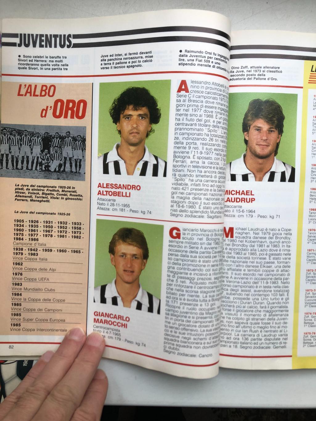 Италия ABC del CALCIO 1988/89 Все три дивизиона, фото команд и игроков, 322 стр. 4