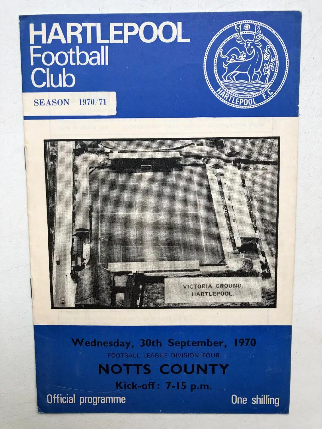 Англия Хартлипул - Нотс Каунти 30.09.1970