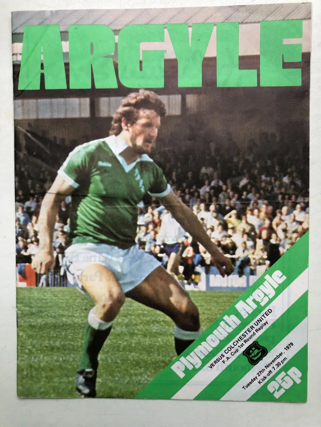 Англия Плимут - Колчестер Юнайтед 27.11.1979 Кубок Англии 1 раунд переигровка