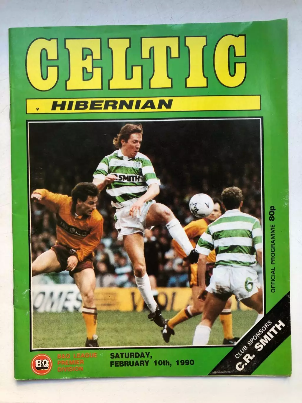 Чемпионат Шотландии Селтик - Хиберниан 10.02.1990 32 стр.