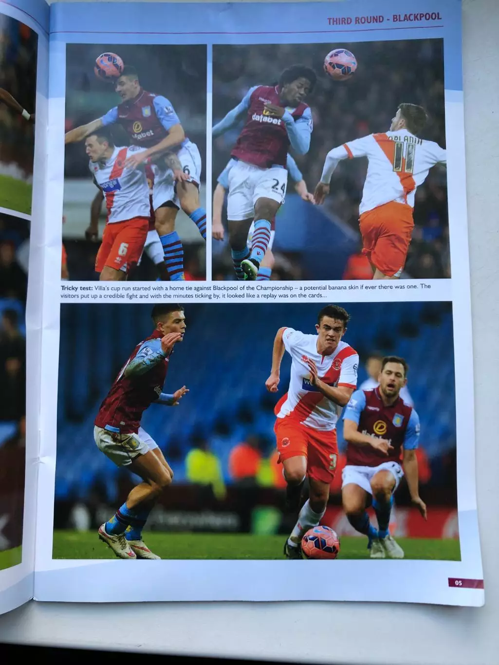 Астон Вилла на пути к Уэмбли 2015 52 стр. Фото команды к финалу кубка Англии 1