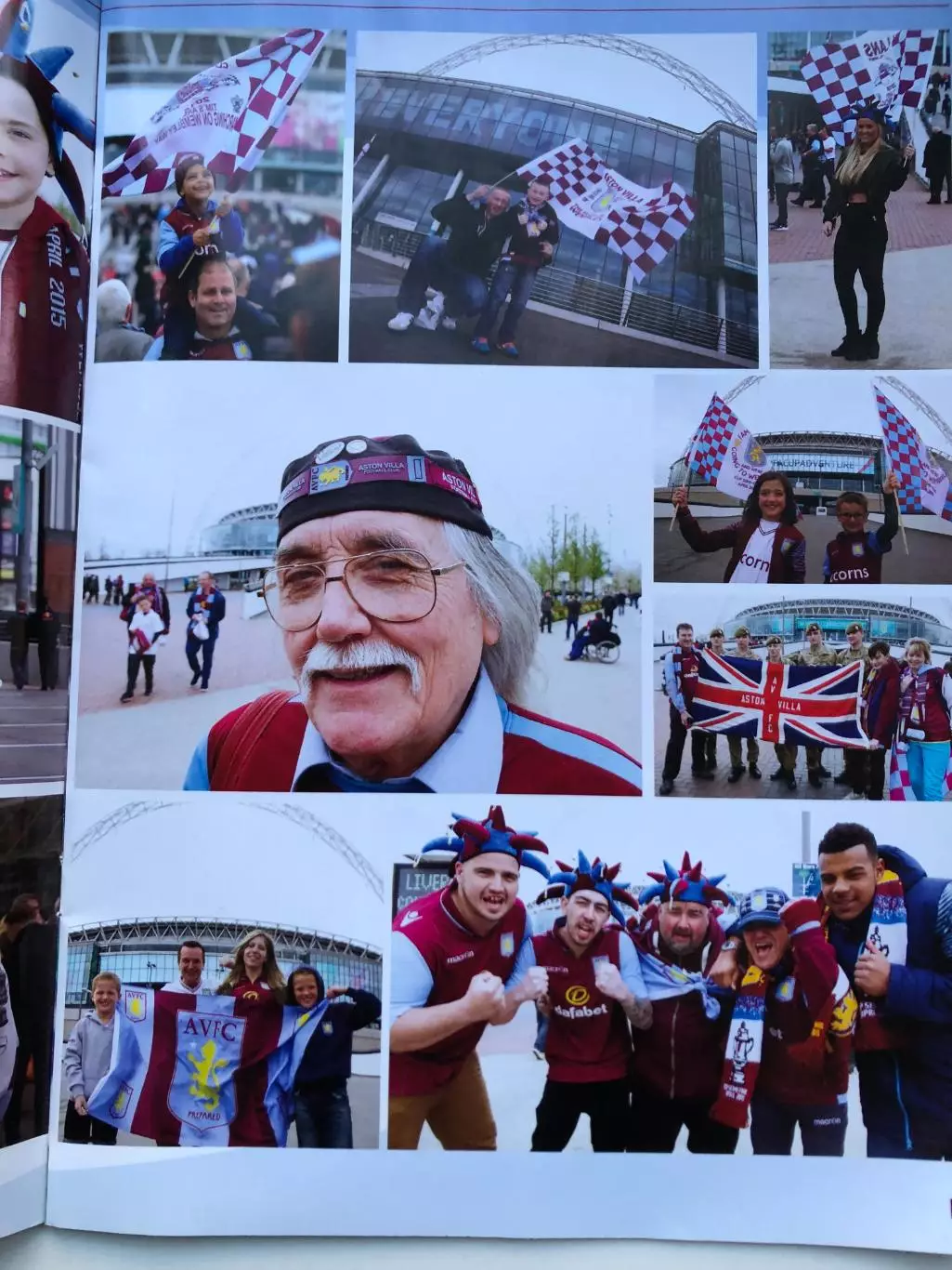 Астон Вилла на пути к Уэмбли 2015 52 стр. Фото команды к финалу кубка Англии 4