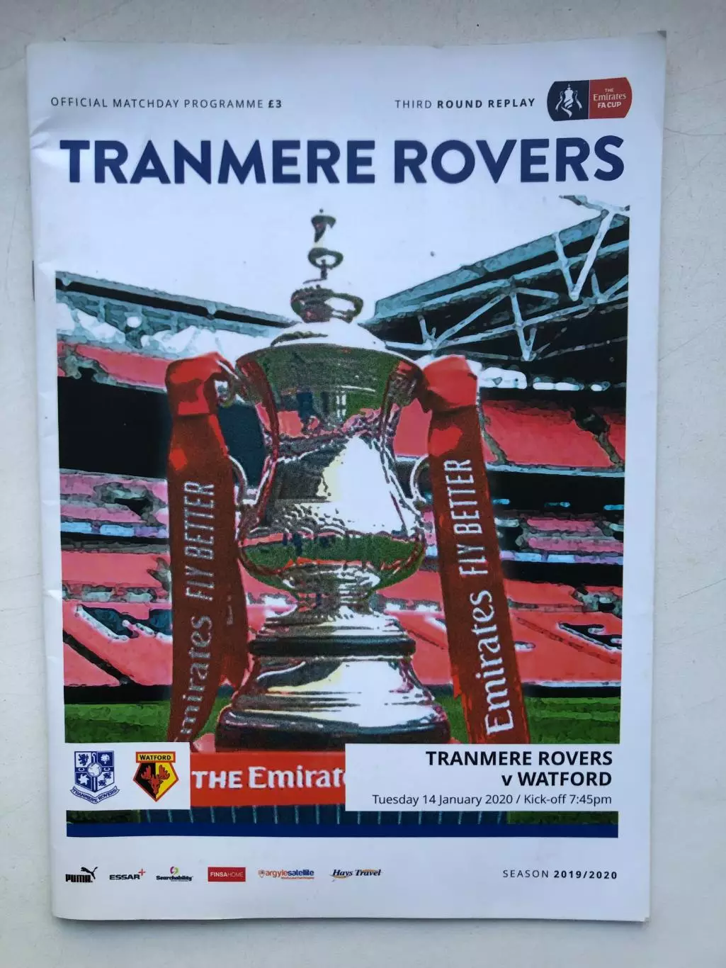Транмер Роверс - Уотфорд 14.01.2020 Кубок Англии, третий раунд, 56 стр.