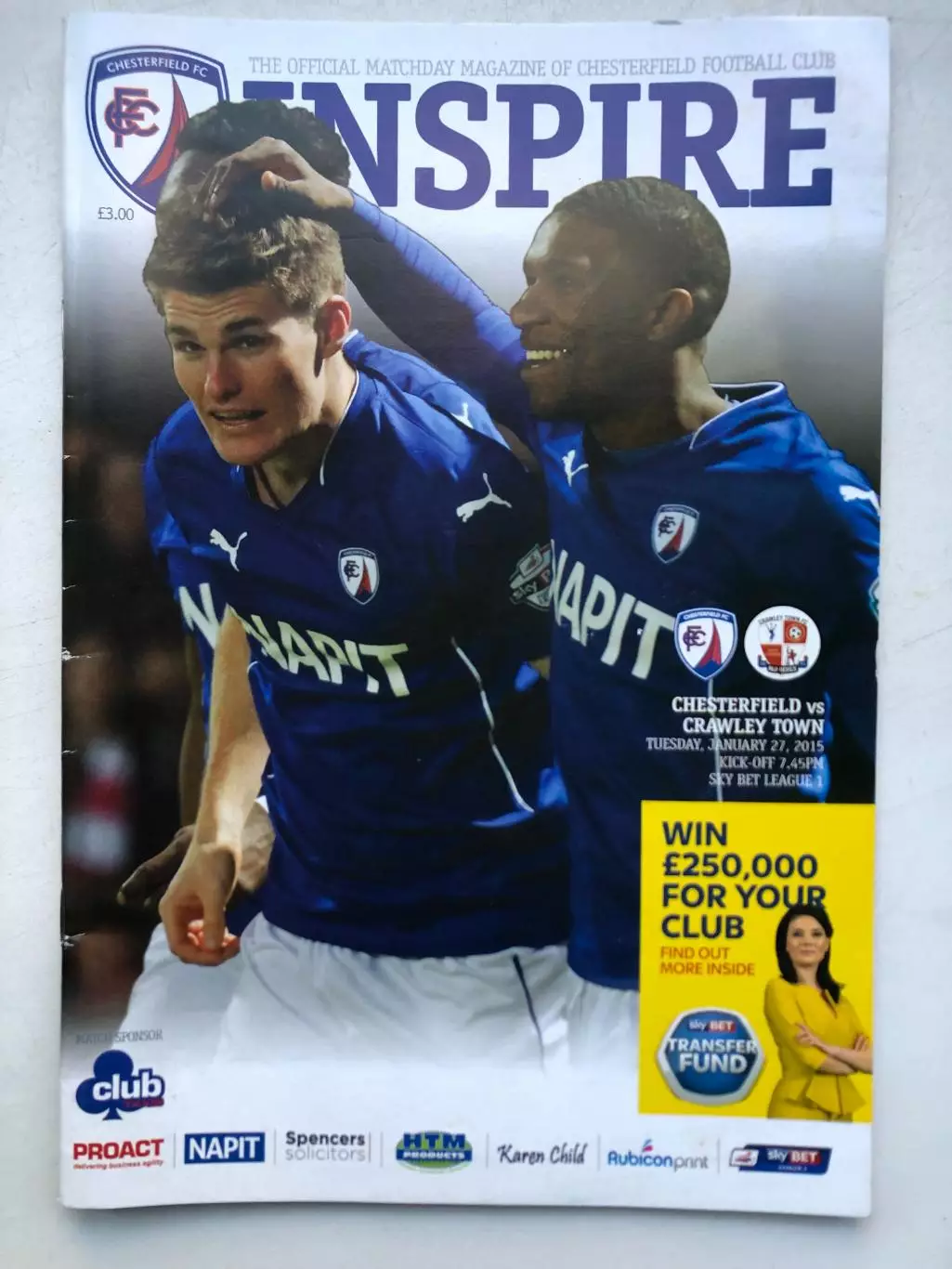 Честерфилд - Кроули таун 27.01.2015 68 стр.