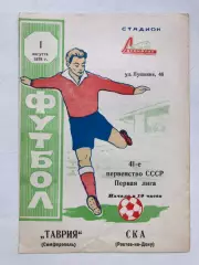 Таврия - СКА Ростов 1.08.1978