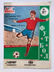 Таврия - СКА Ростов 19.04.1981