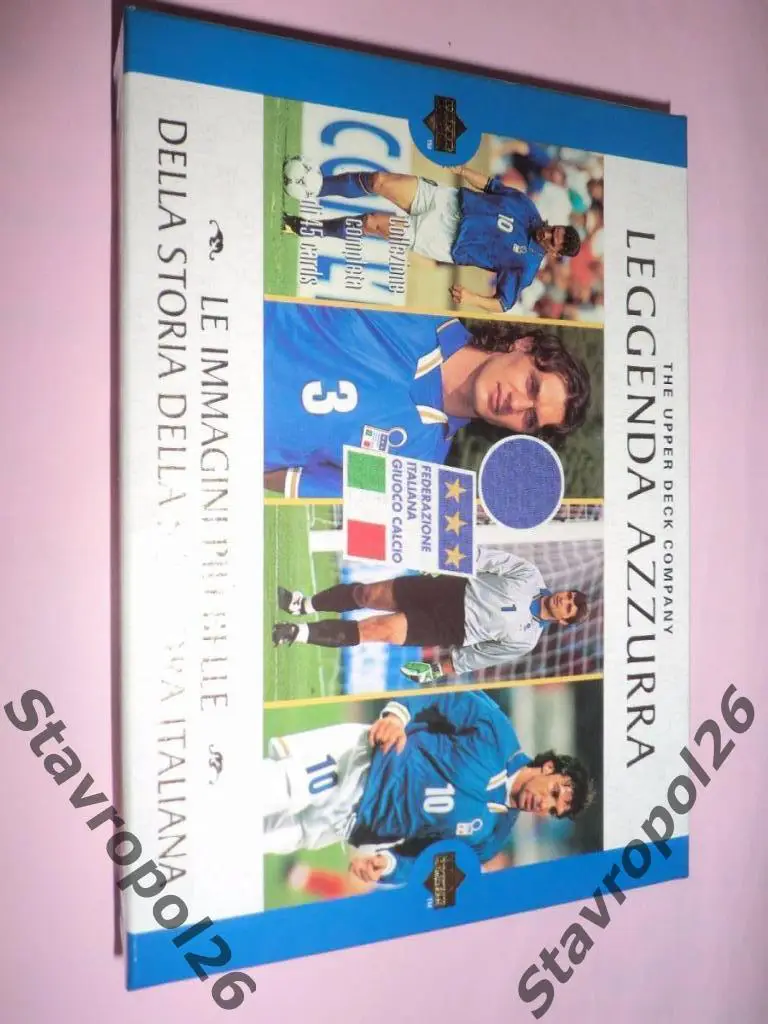 Сборная ИТАЛИИ по футболу...Upper Deck Leggenda Azzura 1998