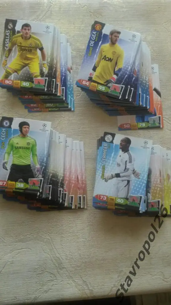 Футбол. PANINI Лига Чемпионов УЕФА 2011-2012 (полный базовый сет )