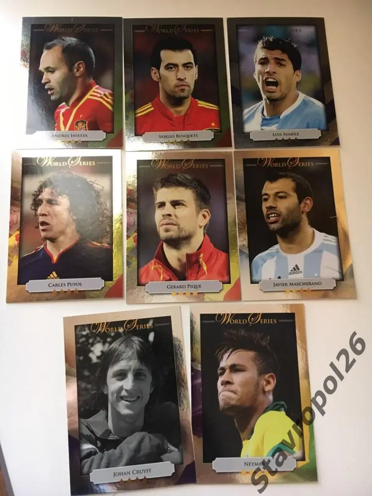 Великие игроки ФК Барселона. Редкие карточки Futera 2014