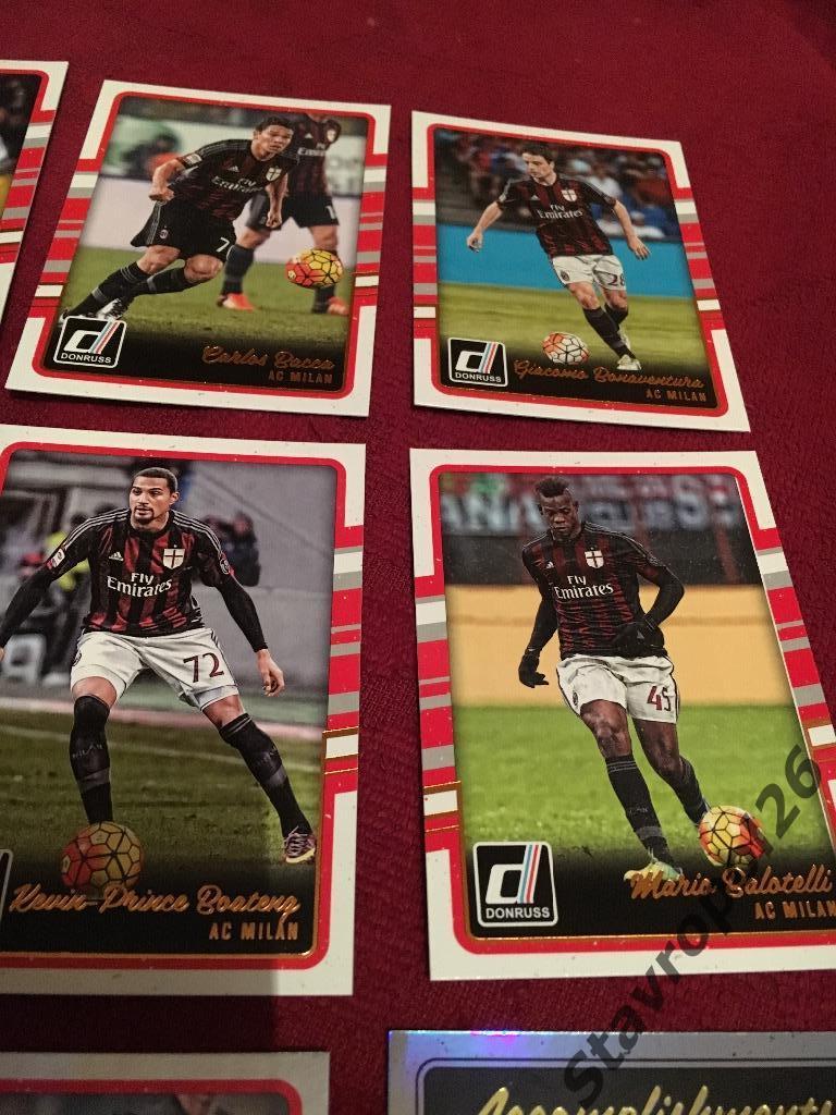 Карточки ФК Милан (Италия) 9 карт 4