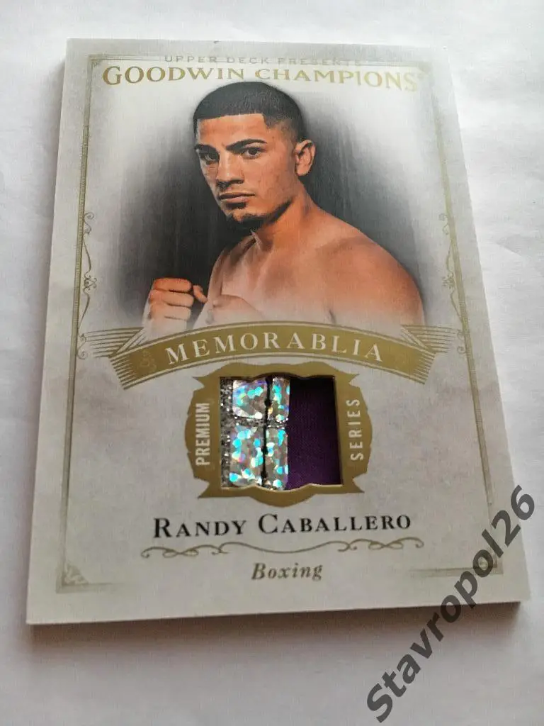 Бокс. Джерси Randy Caballero ( чемпион Мира по версии IBF) premium series