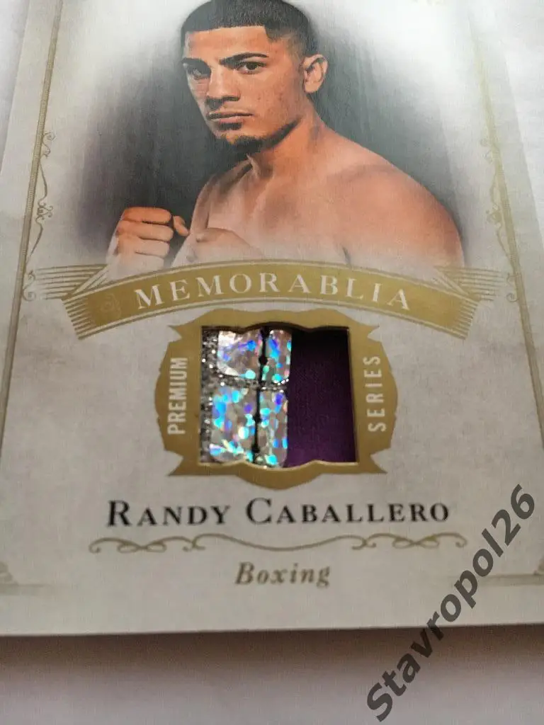 Бокс. Джерси Randy Caballero ( чемпион Мира по версии IBF) premium series 1