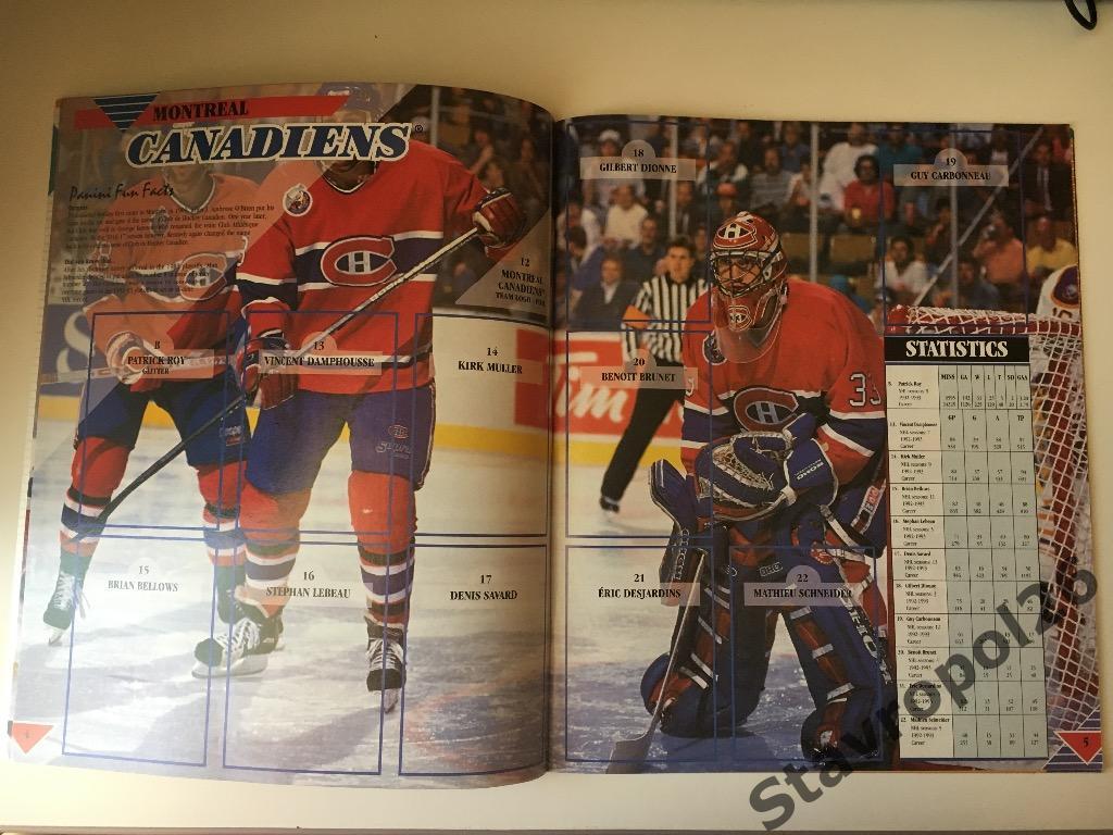Panini NHL 1993/1994 новый альбом 2