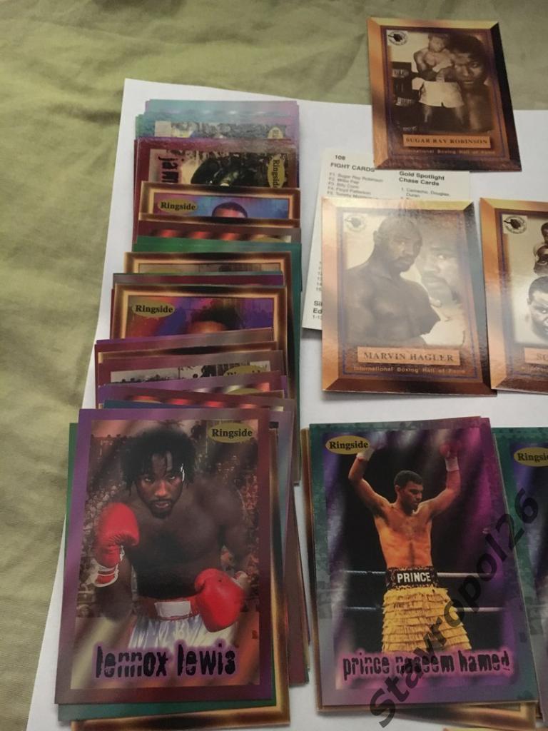 Коллекция карточек по боксу. 1996 год. 80 карточек 1