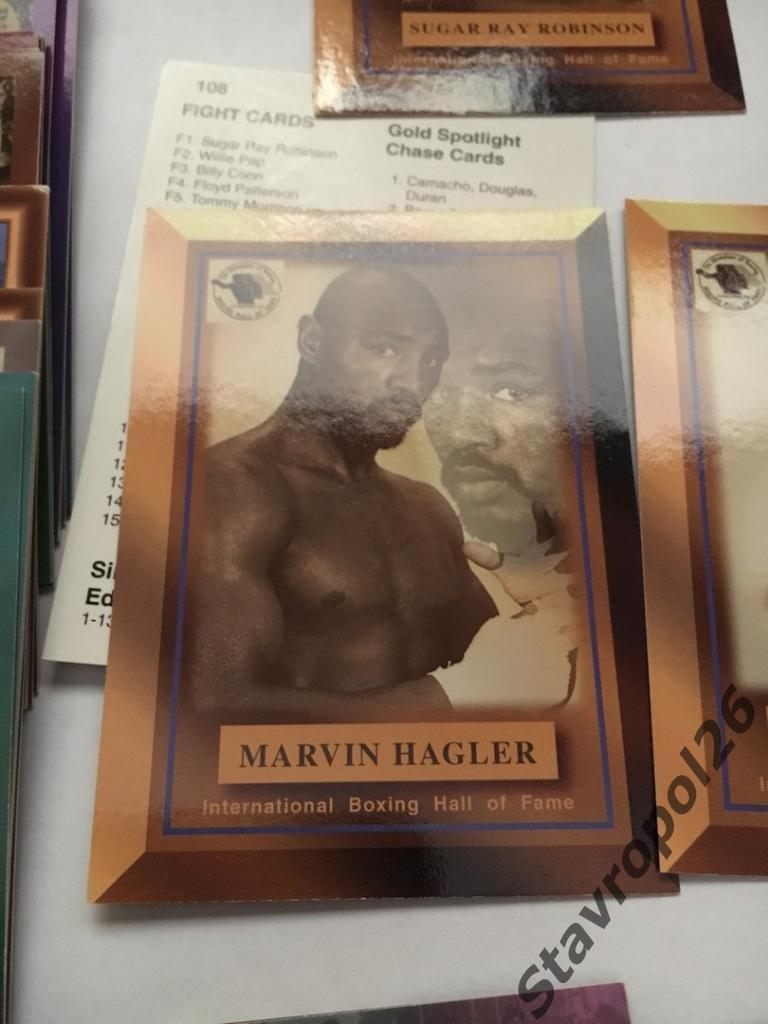 Коллекция карточек по боксу. 1996 год. 80 карточек 4