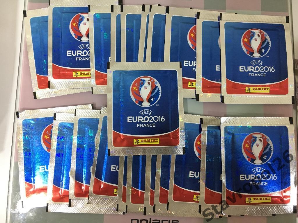 Panini Euro 2016. Новые запечатанные пакетики