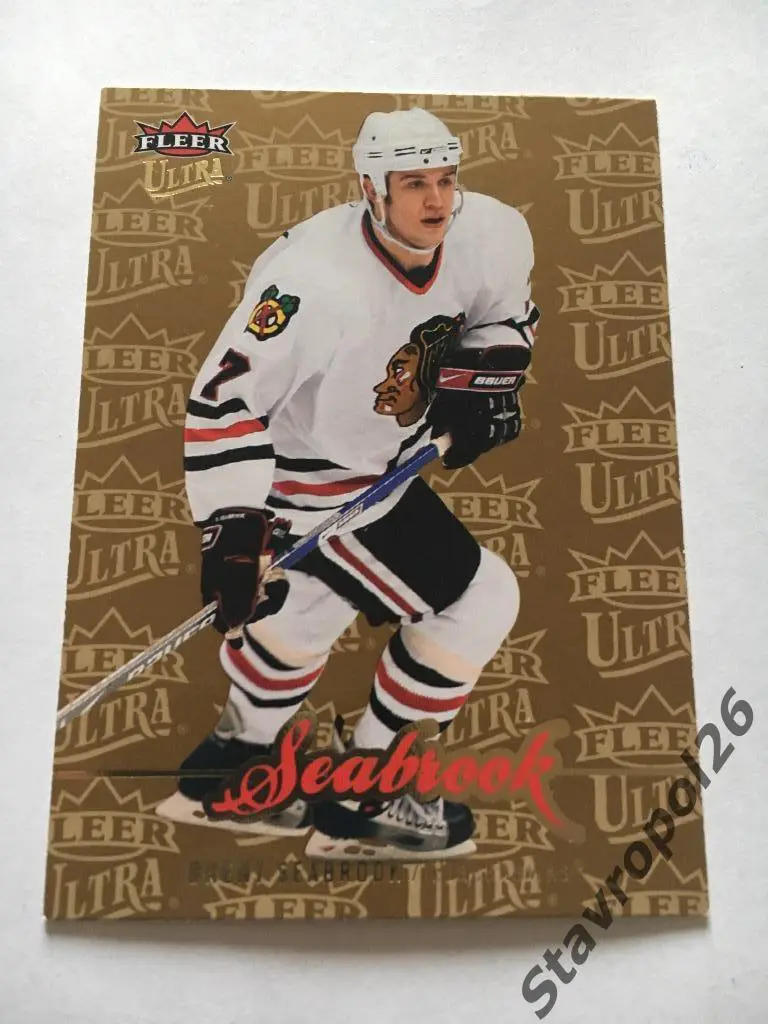 Хоккей. NHL. Brent Seabrook (Chikago Blackhawks)